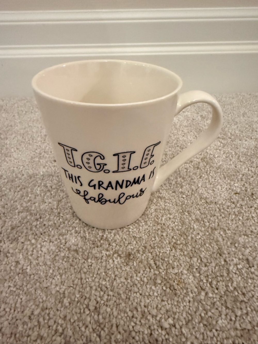 White 'This Grandma Is Fabulous' Ceramic Mug